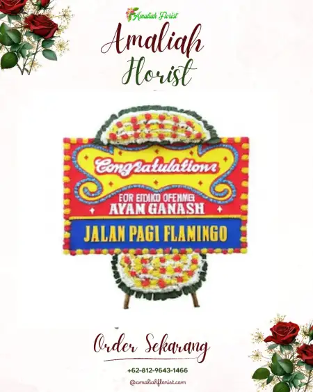Sewa Papan Bunga Bima