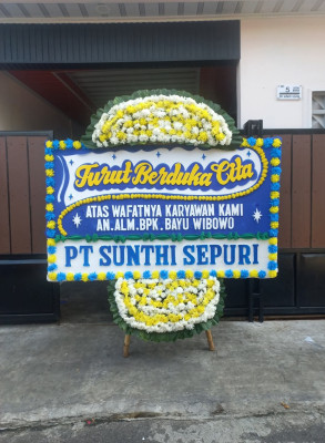 Papan Bunga Duka di Bima